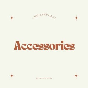Accessories of different sizes and styles